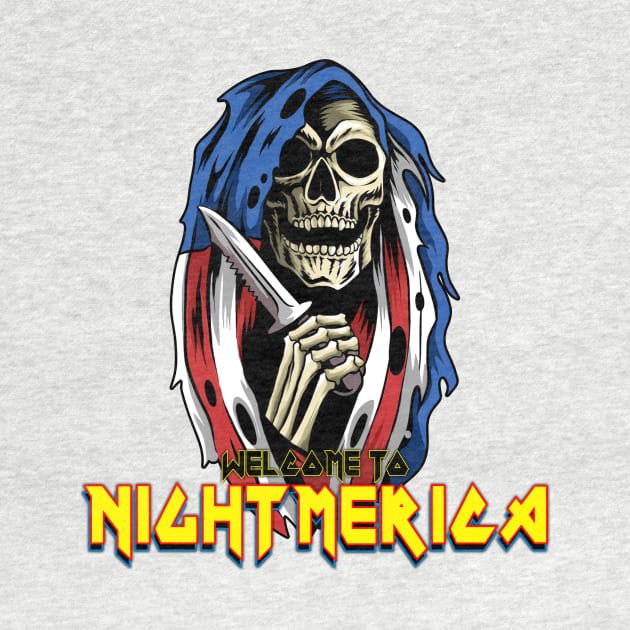 NIGHTMERICA METAL by Mey X Prints